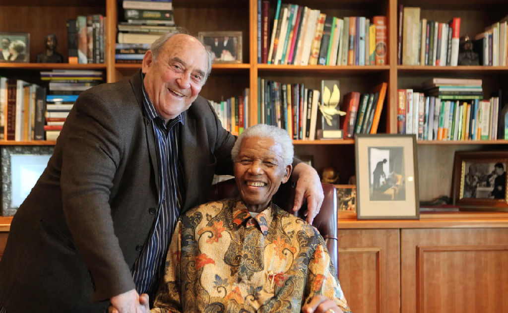 Denis Goldberg with Nelson Mandela